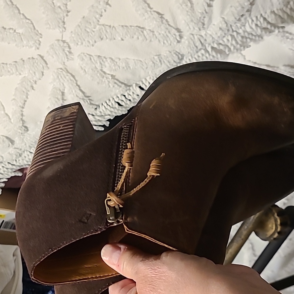 Soft Leather and suade boots